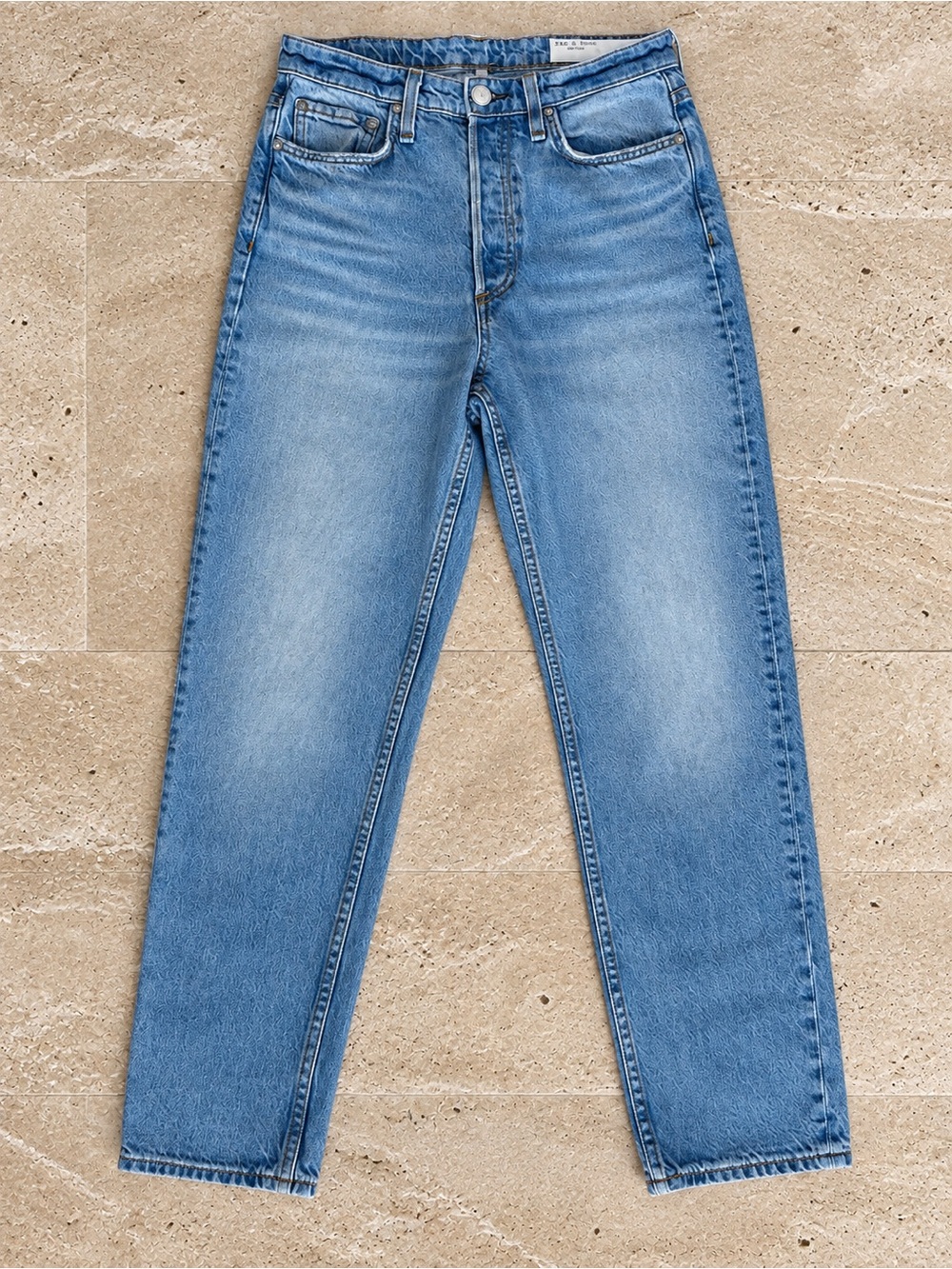 rag & bone Alissa High-Rise Barrel Leg in Tulip